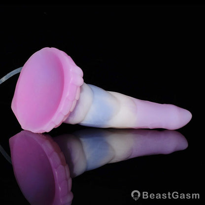 🐾 8.4 - Inch Juno - Glowing Ejaculating Dog Dildo for Wild Fantasy Play - BeastGasm