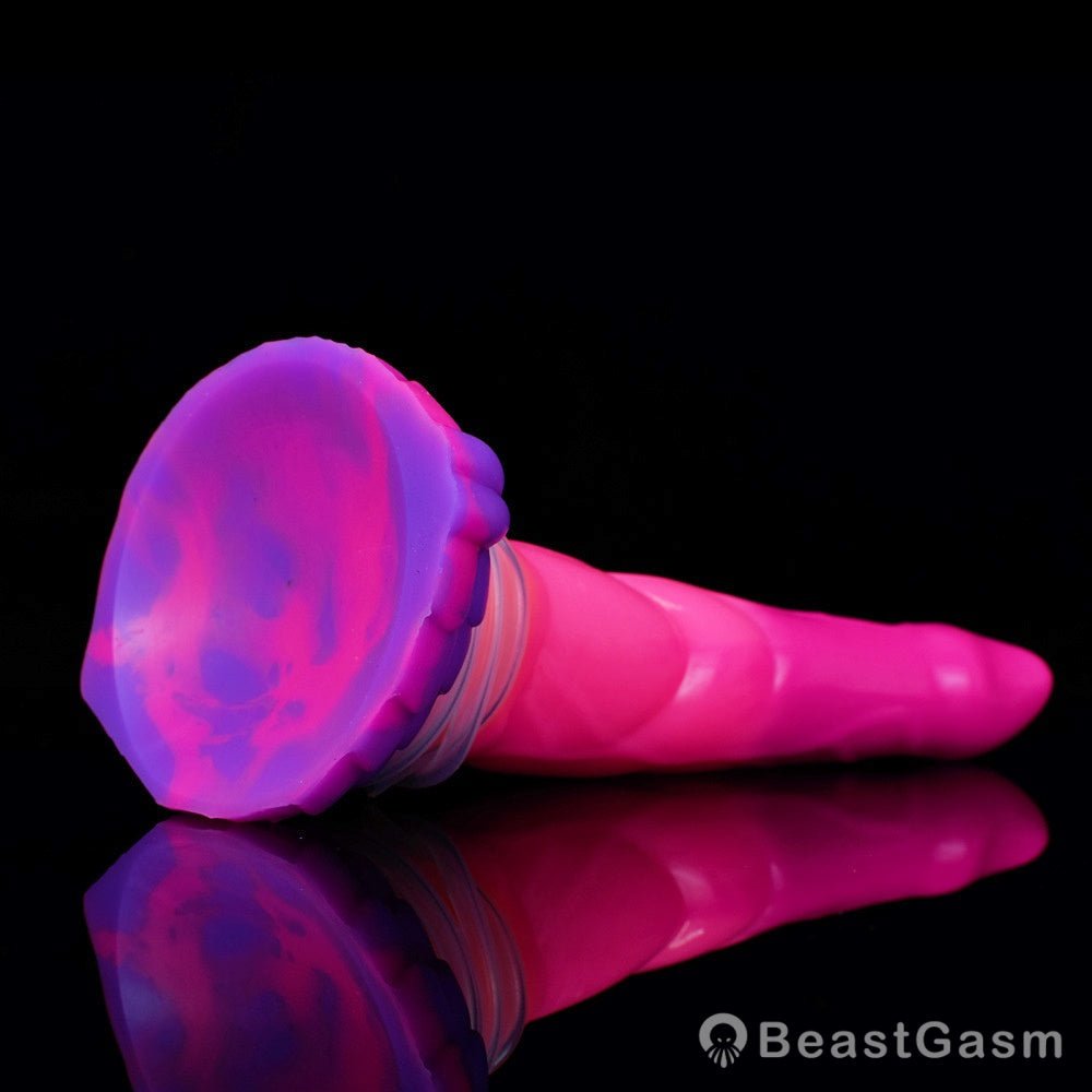 🐾 8.4 - Inch Juno - Glowing Ejaculating Dog Dildo for Wild Fantasy Play - BeastGasm