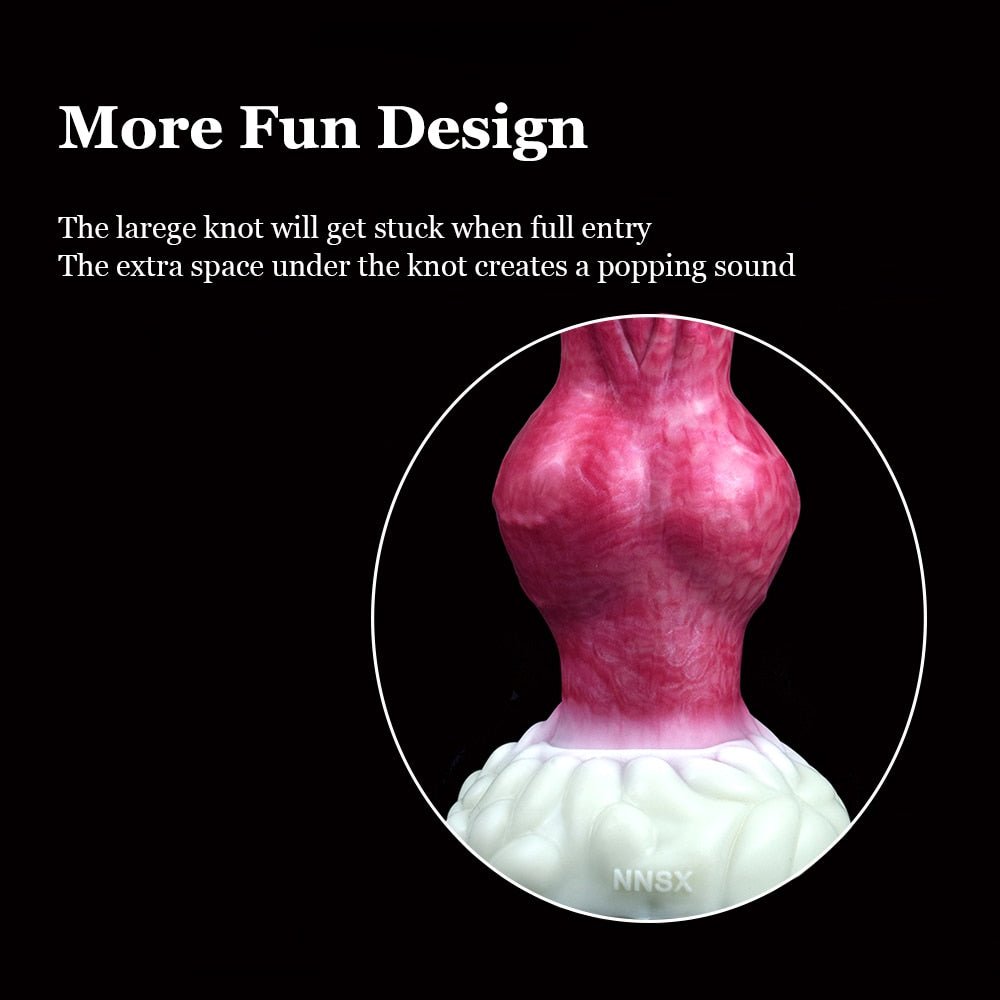 🐕 8.5 - Inch Turuk - Knotted Canine Dog Dildo - BeastGasm