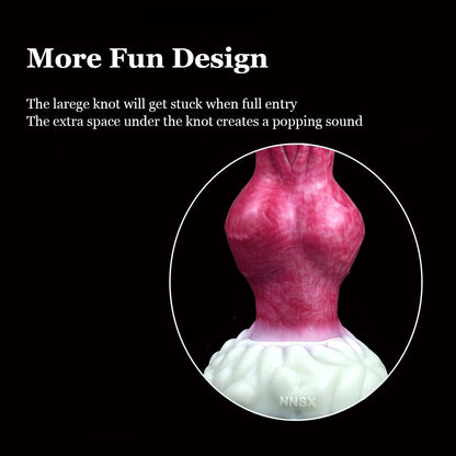 🐕 8.5 - Inch Turuk - Knotted Canine Dog Dildo - BeastGasm