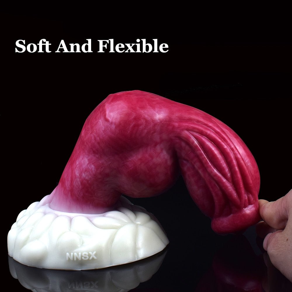 🐕 8.5 - Inch Turuk - Knotted Canine Dog Dildo - BeastGasm