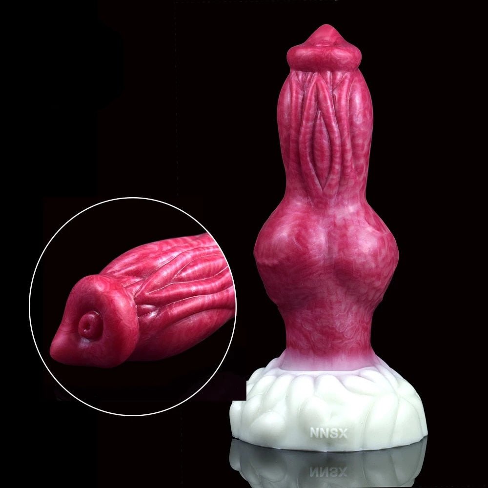 🐕 8.5 - Inch Turuk - Knotted Canine Dog Dildo - BeastGasm