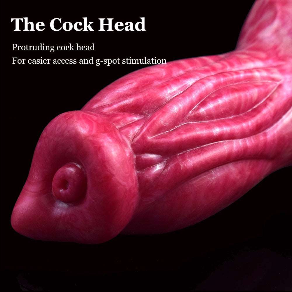 🐕 8.5 - Inch Turuk - Knotted Canine Dog Dildo - BeastGasm