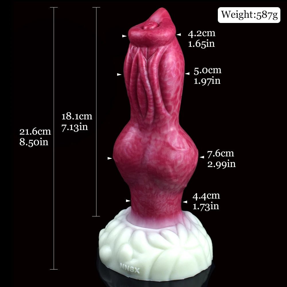 🐕 8.5 - Inch Turuk - Knotted Canine Dog Dildo - BeastGasm