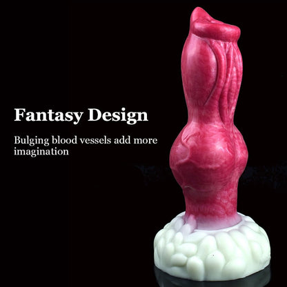 🐕 8.5 - Inch Turuk - Knotted Canine Dog Dildo - BeastGasm