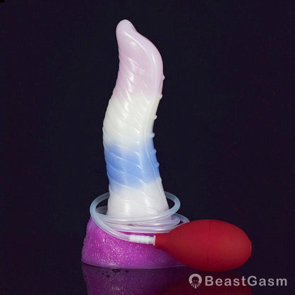 🐙 8.6 - Inch Kraken - Ejaculating Tentacle Dildo with Suction Cup & Curve - BeastGasm