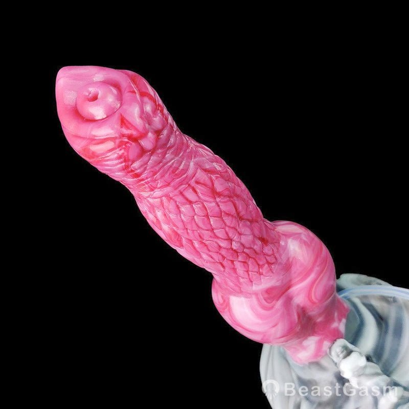 8.6” Knotted Squirting Dog Dildo – Waterproof & Suction Base - BeastGasm