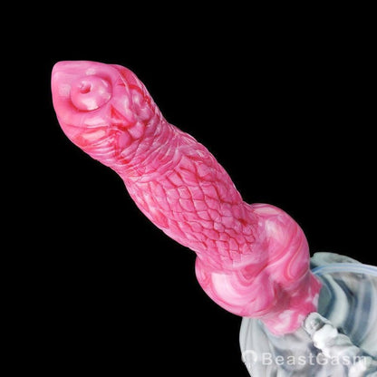 8.6” Knotted Squirting Dog Dildo – Waterproof & Suction Base - BeastGasm