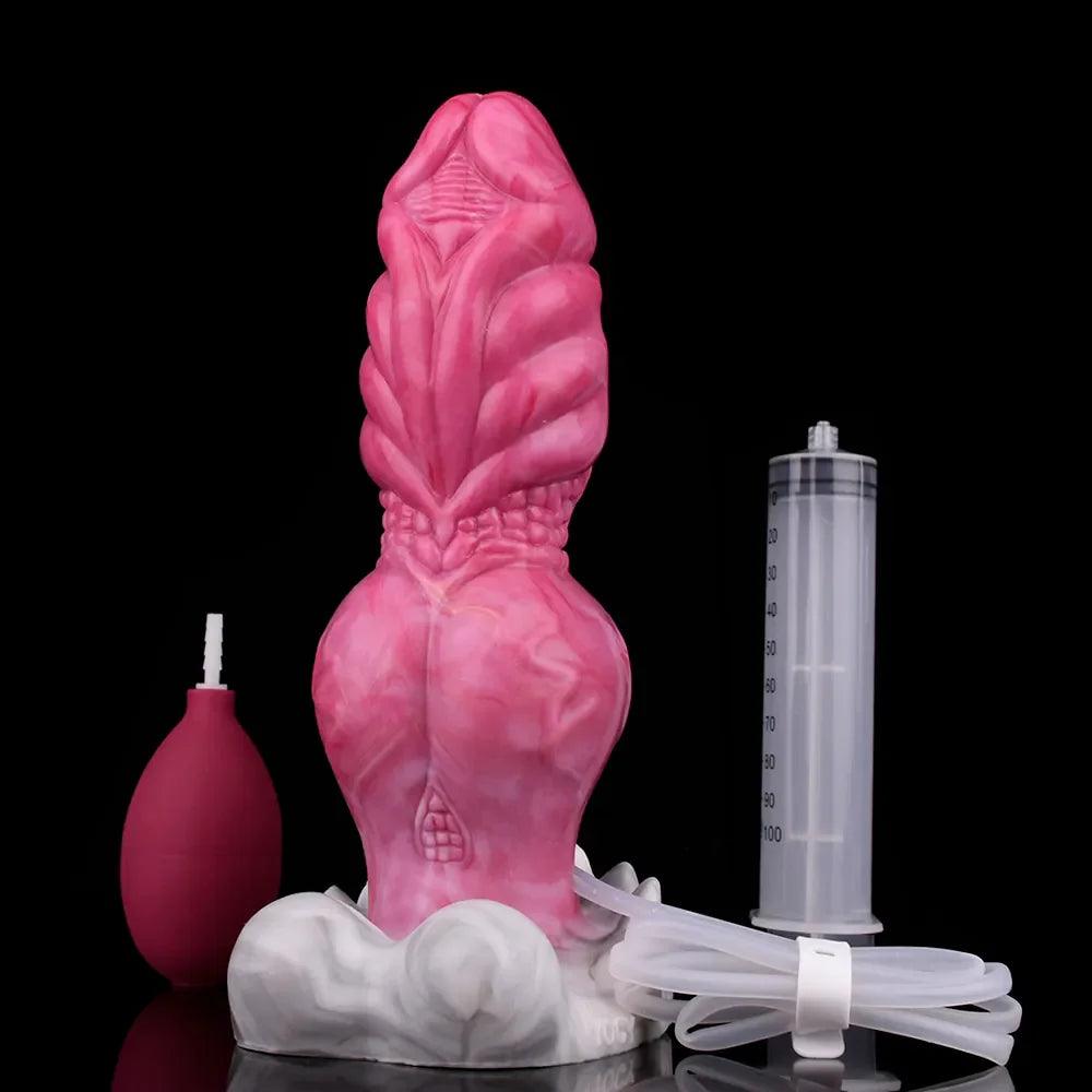 8.9” Ejaculating Ogre Dildo – Lifelike Knot & Suction Cup - BeastGasm