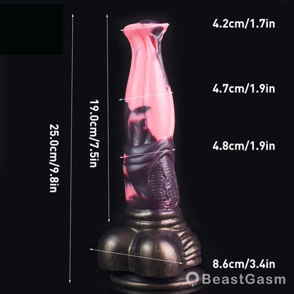 🐴 ديلدو حصان خيالي فيليكس بطول 9.84 بوصة | حصان واقعي