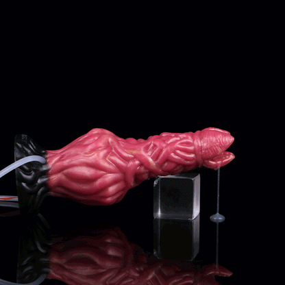 Shadowflame Inflatable Ejaculating Dildo — Alien Burst Pleasure 🔥