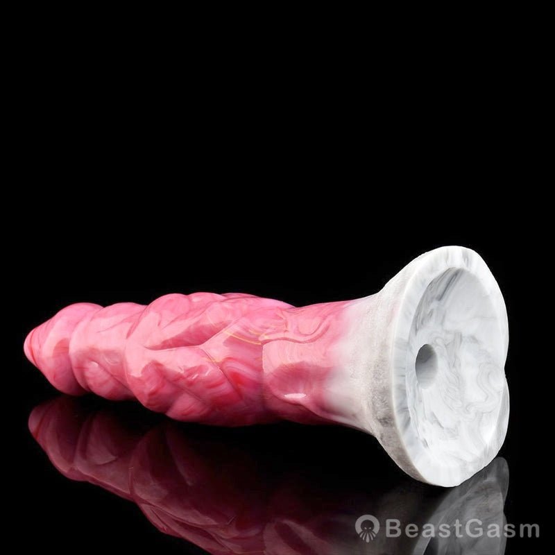 👹 9 - Inch Acastus Knot Vibrator – Realistic Monster Dildo with Vibrations - BeastGasm