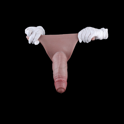 🔮 Titan Veil Uncut Penis Extender Sleeve | Realistic Prepuce - BeastGasm
