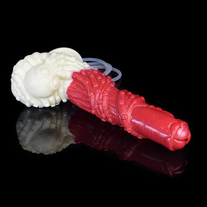 🐲 9.2 - Inch Minnos Dragon Dildo – Ejaculating & Ribbed - BeastGasm
