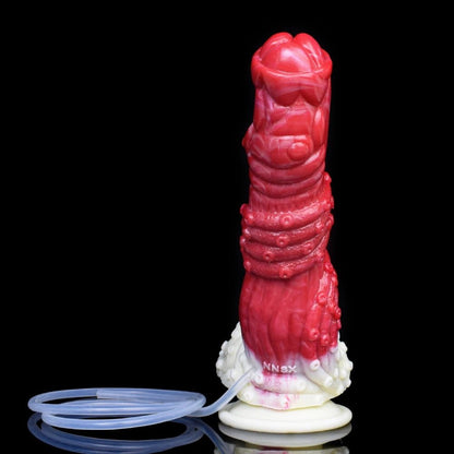 🐲 9.2 - Inch Minnos Dragon Dildo – Ejaculating & Ribbed - BeastGasm