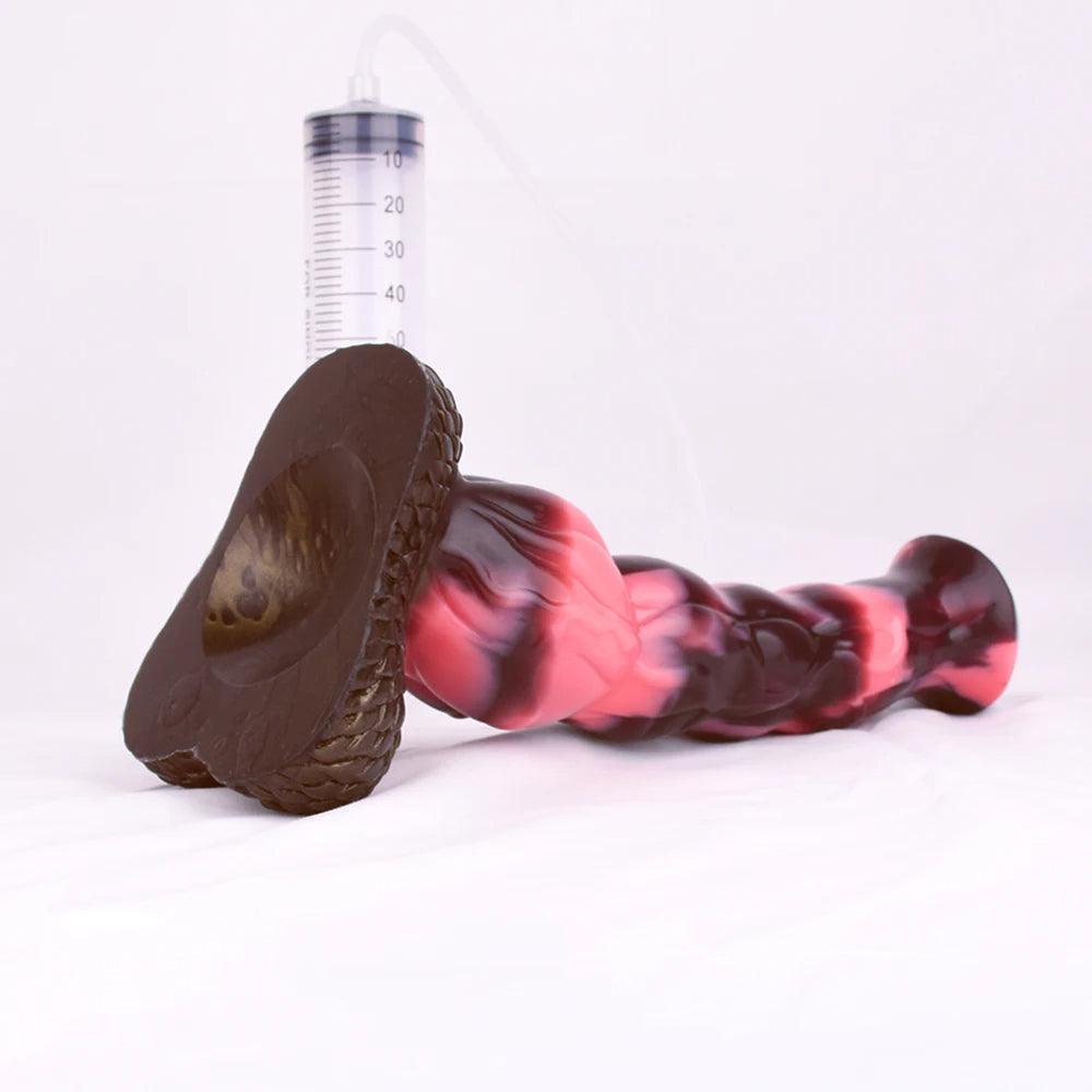 🐎 9.3 - Inch Shadowfax, Knotted Ejaculating Horse Dildo - BeastGasm