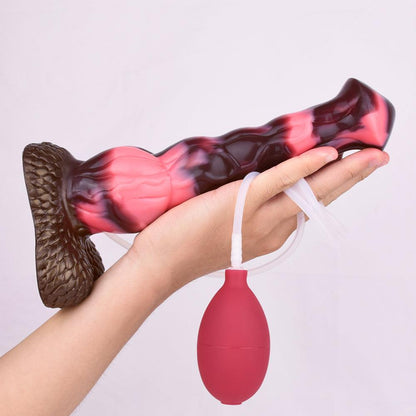 🐎 9.3 - Inch Shadowfax, Knotted Ejaculating Horse Dildo - BeastGasm