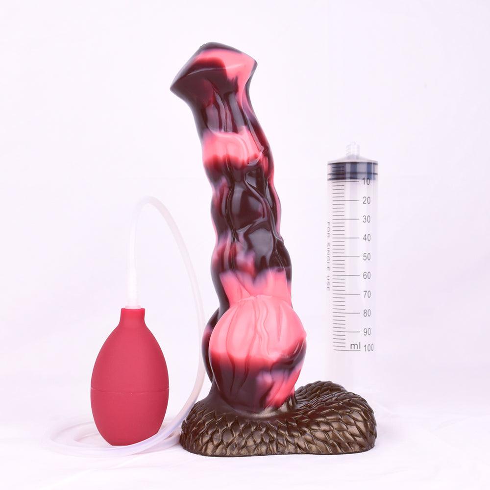 🐎 9.3 - Inch Shadowfax, Knotted Ejaculating Horse Dildo - BeastGasm
