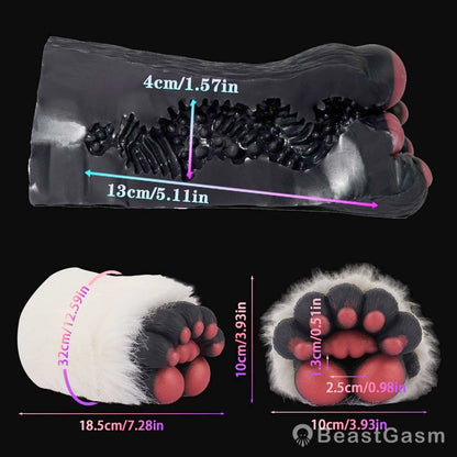 🐈 Furry Fantasy Pocket Pussy | Dual-Entry Gemini Grip