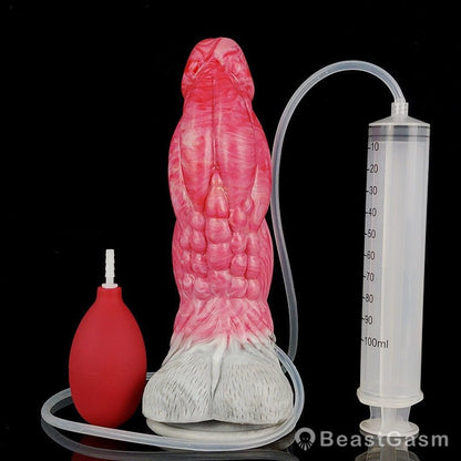 👽 9.4 - Inch Teres - Huge Knot Alien Dildo with Squirting Function - BeastGasm