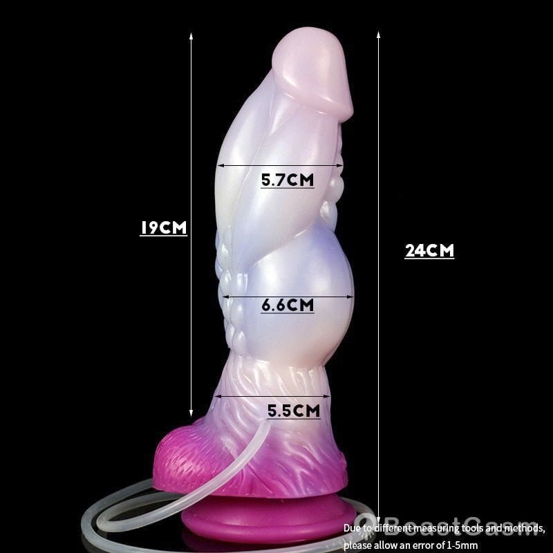 👽 9.4 - Inch Teres - Huge Knot Alien Dildo with Squirting Function - BeastGasm