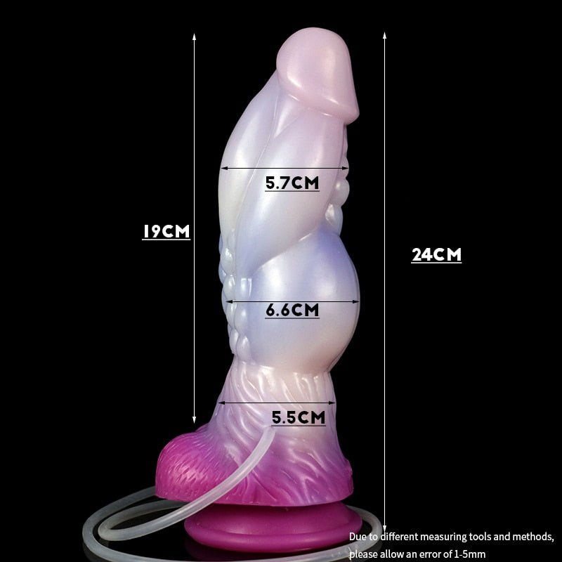 👽 9.4 - Inch Teres - Huge Knot Alien Dildo with Squirting Function - BeastGasm