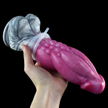 👽 9.4 - Inch Teres - Huge Knot Alien Dildo with Squirting Function - BeastGasm
