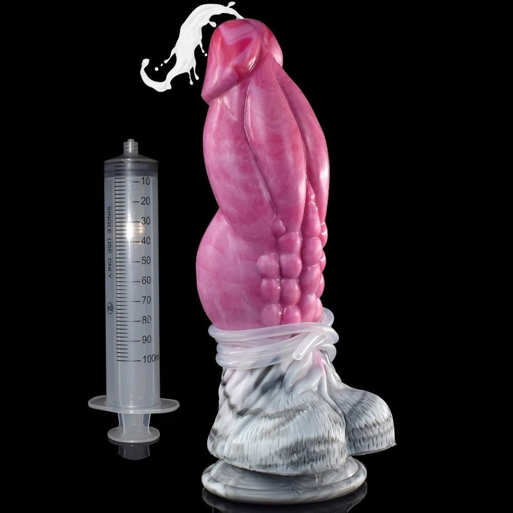 👽 9.4 - Inch Teres - Huge Knot Alien Dildo with Squirting Function - BeastGasm