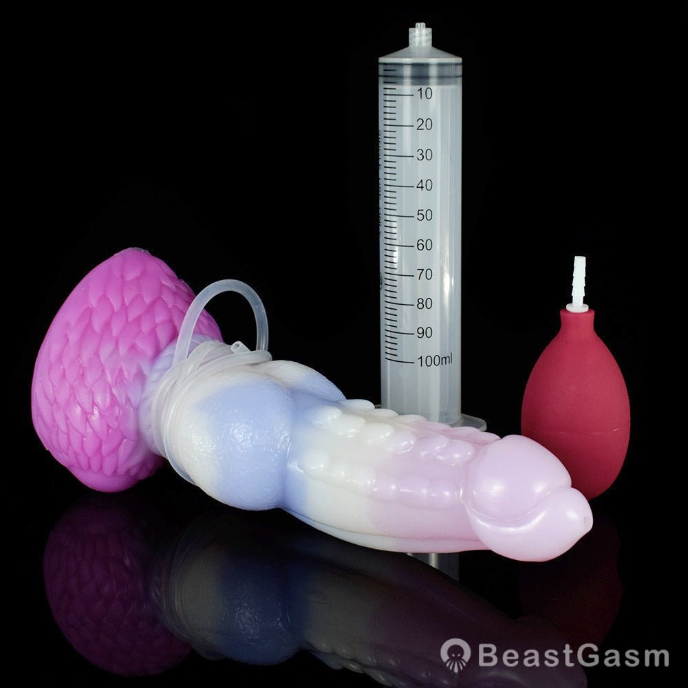 🐉 9.64 - Inch - Ejaculating Knot Dildo – Unleash Your Wildest Fantasies - BeastGasm