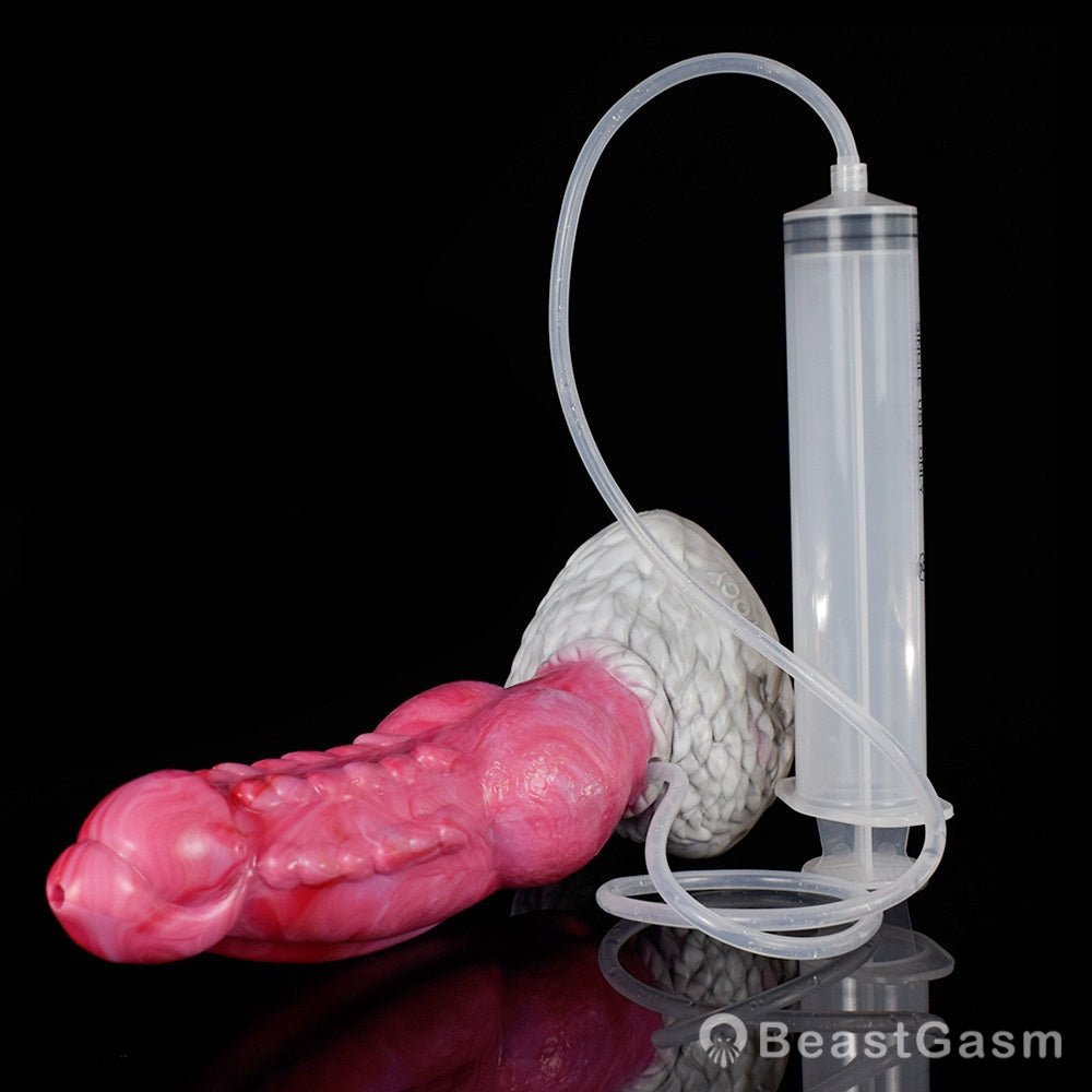 🐉 9.64 - Inch - Ejaculating Knot Dildo – Unleash Your Wildest Fantasies - BeastGasm
