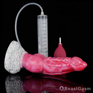 🐉 9.64 - Inch - Ejaculating Knot Dildo – Unleash Your Wildest Fantasies - BeastGasm