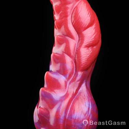🐉 Flame Dragon Fantasy Dildo | Knotted Silicone Toy
