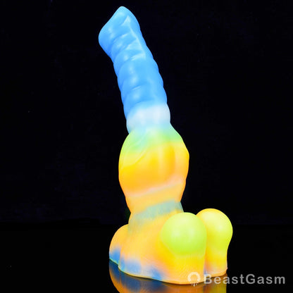 🐺 FENRIR Vibrating Wolf Dildo Glow Fantasy Toy