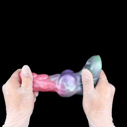 Fantasy Canine Muscle Cock Sleeve – 5.9″ Colored Silicone Penis Extender 🐕🔥