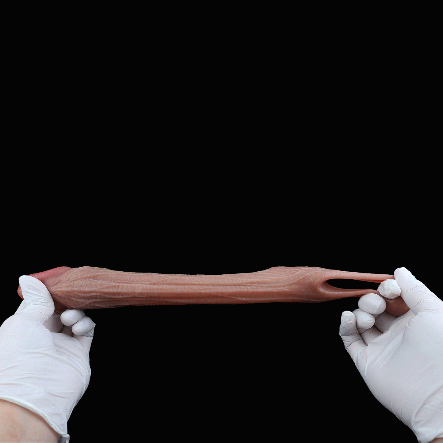 ⚡ Titan Pulse Vibrating Platinum Silicone Cock Sleeve - BeastGasm