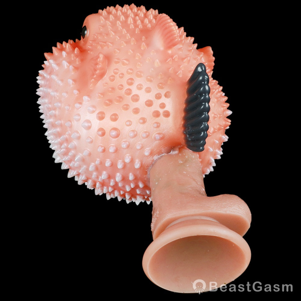 Pearl Puffer Pocket Pussy – Adorable Dual-Channel Male Toy