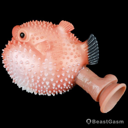 Pearl Puffer Pocket Pussy – Adorable Dual-Channel Male Toy