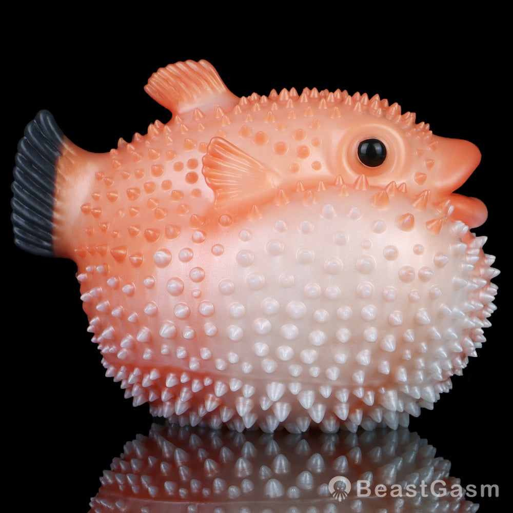 Pearl Puffer Pocket Pussy – Adorable Dual-Channel Male Toy