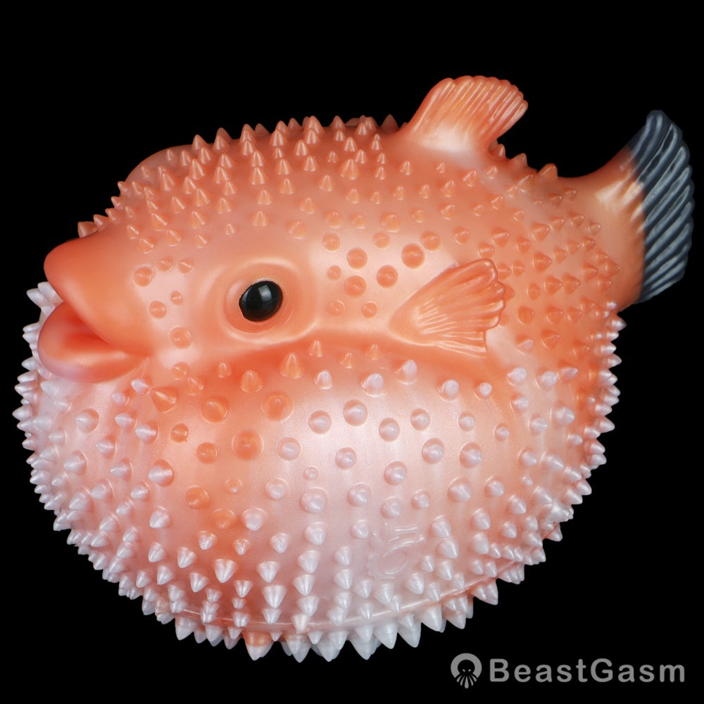 Pearl Puffer Pocket Pussy – Adorable Dual-Channel Male Toy