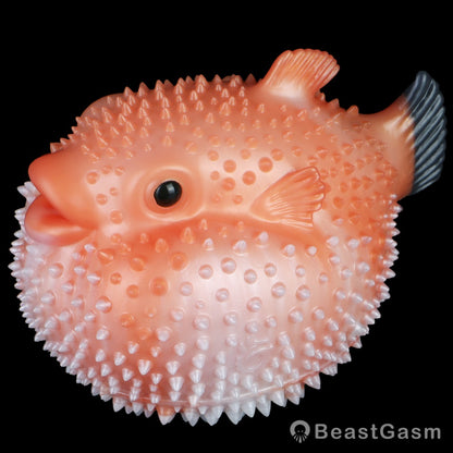 Pearl Puffer Pocket Pussy – Adorable Dual-Channel Male Toy