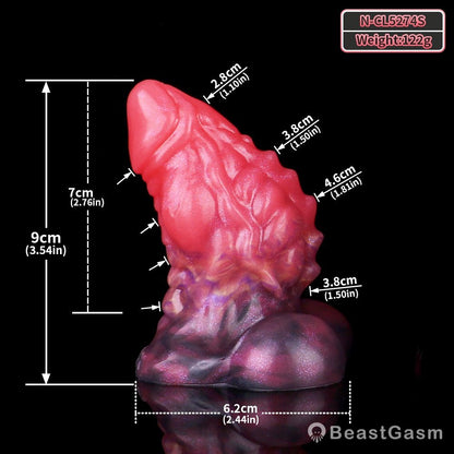 Tentacle Dildo Butt Plug – Blood-Red Alien Fantasy Anal Toy