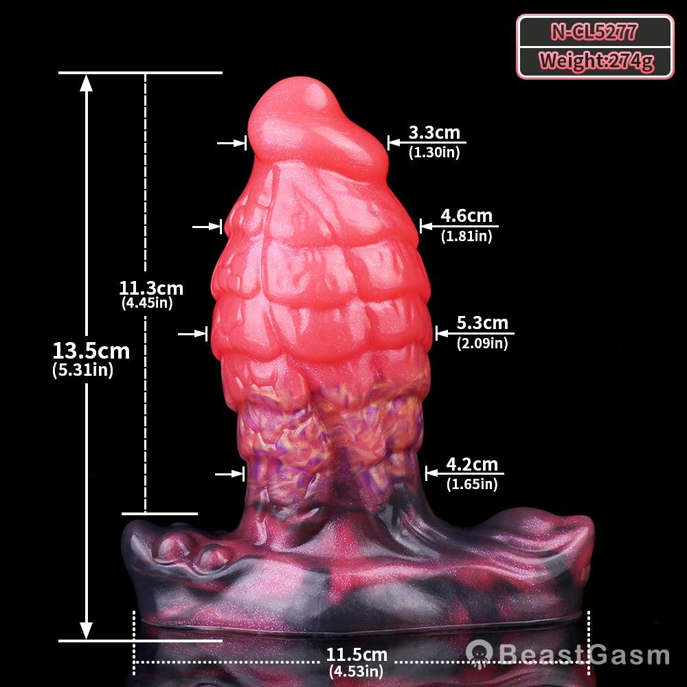 Silkworm Cocoon Butt Plug – Deep Pressure Anal Fantasy Toy - BeastGasm