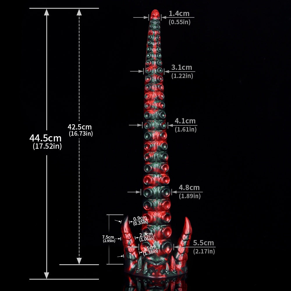 Joseph Silicone Long Tentacle Dildo – 17in Fantasy Tentacle 🌊🔥 - BeastGasm