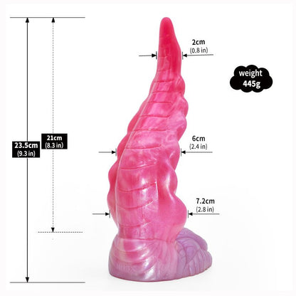 Curved Tentacle Dildo for Women – Silicone Alien Fantasy Toy - BeastGasm