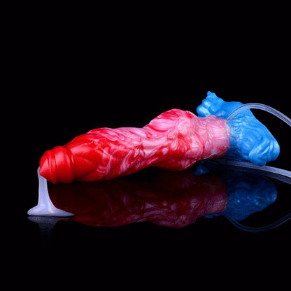 🐺Jack WolfSkin Fantasy Inflatable Squirting Dildo – Knotted Ejaculating Pleasure