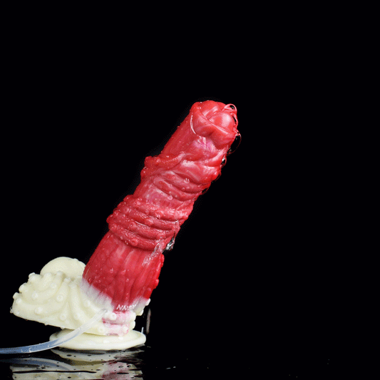 🐲 9.2-Inch Minnos Dragon Dildo – Ejaculating & Ribbed - BeastGasm