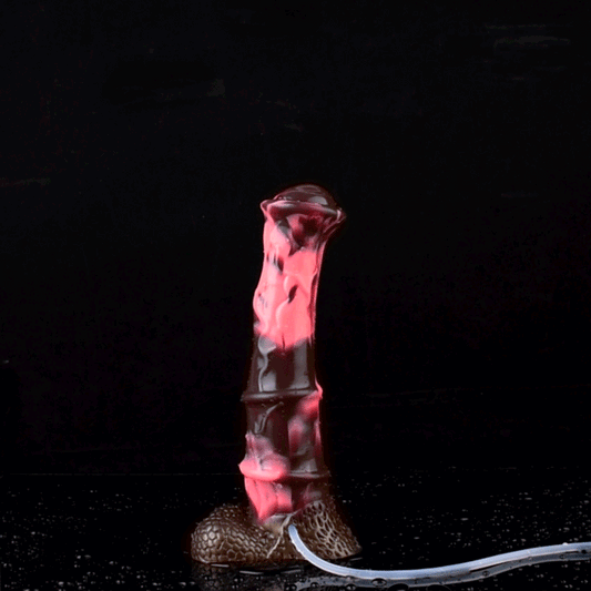 🐎 10-Inch Starburst Squirting Fantasy Dildo - BeastGasm