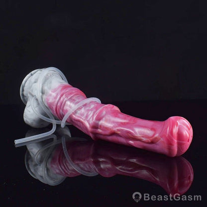 🐎 Abaddon 12.2 - Inch Ejaculating Stallion Dildo – Realistic Horse Dildo with Syringe - BeastGasm