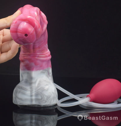🐎 Abaddon 12.2-Inch Ejaculating Stallion Dildo – Realistic Horse Dildo with Syringe - BeastGasm