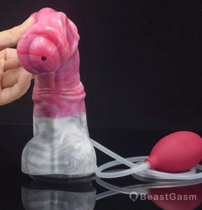 🐎 Abaddon 12.2 - Inch Ejaculating Stallion Dildo – Realistic Horse Dildo with Syringe - BeastGasm